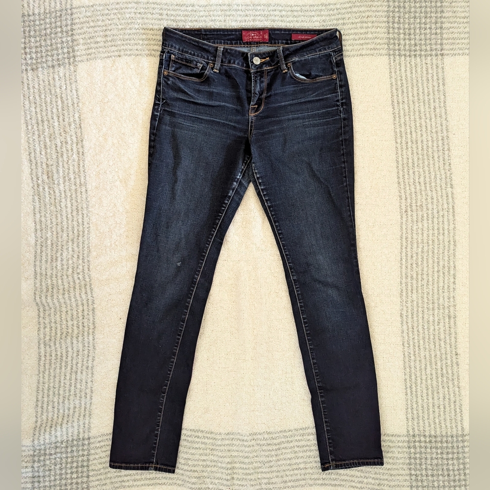 Lucky Brand Layla Skinny Jeans Size 6. "Lucky You" Greets You At The Zipper